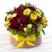 Заказать букет - Цветы в коробке «Карибский закат» с доставкой по Первоуральску в интернет магазине - FLOVERMIXC.RU | по лучшей цене