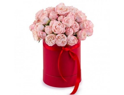 Купить букет - Цветы в коробке «Венский кофе» с доставкой по Первоуральску в интернет магазине - FLOVERMIXC.RU | по лучшей цене